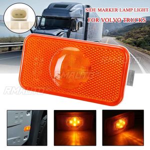ไฟเลี้ยวข้างรถบรรทุก 24V 4LED สีเหลืองอำพัน สำหรับรถบรรทุกวอลโว่ ซีรีส์ FH/FM/FL - Product Image 1