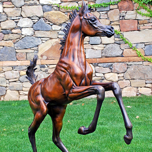 Estatua de caballo árabe de Metal de fundición artística de bronce, alta calidad y al mejor precio - Product Image 2