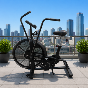 Vélo d'exercice commercial à résistance par ventilateur, peu encombrant, idéal pour mini-studio de fitness - Product Image 1