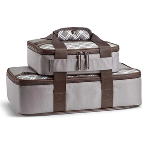 Sac isotherme à double fermeture éclair, imperméable, facile à utiliser, nouveau design, pour garder les aliments au <span class=keywords><strong>chaud</strong></span>/au froid - Product Image 1