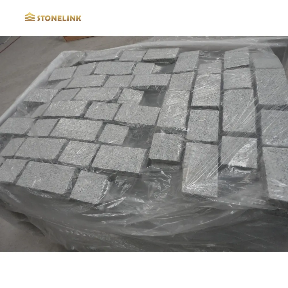 Stonelink Filet de sol extérieur chinois coupé à la taille Finition naturelle flammée 2cm/3cm d'épaisseur Pavé de granit pavé