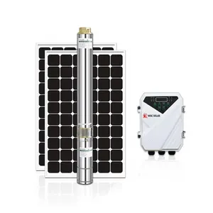 WHC SOLAR DC stainless steel solar power pump energy deep well pump Agriculture solar water pump system