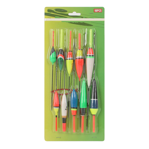 Lot de 10 flotteurs de pêche en mousse colorés, matériel de pêche, avec <span class=keywords><strong>paillettes</strong></span> intelligentes à Led, pour airsoft - Product Image 5