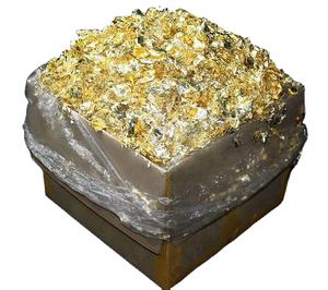 Yüksek kalite 1 KG küçük parça taklit altın yaprak folyo bakır yaprak pul dekorasyon sanat el sanatları Metal malzeme - Product Image 1
