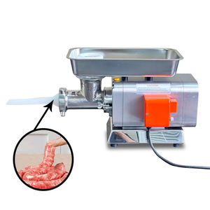 Stainless Steel Electric Meat Mincer Single Phase With 2 Blades And Attachments For Sausage And Dumpling <b>Paste</b> Processing - Product Image 2