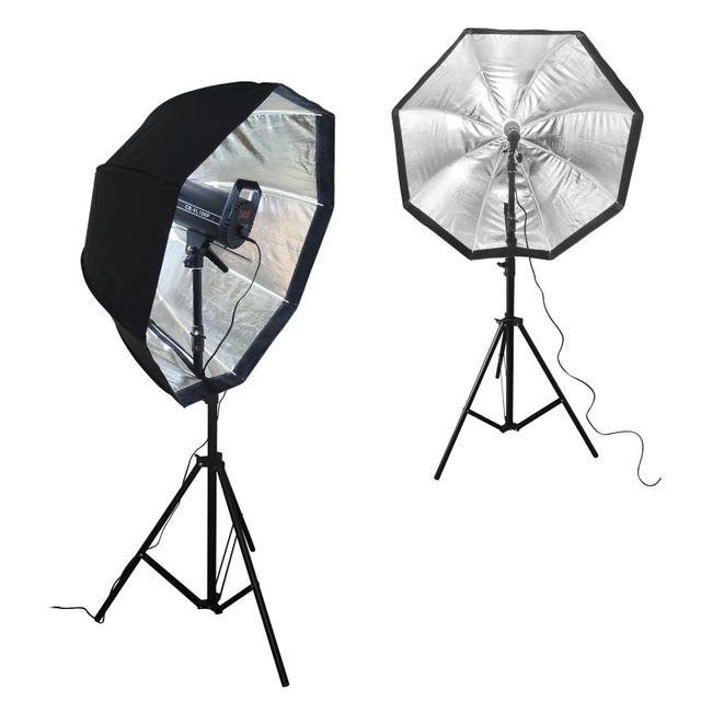 Hot Sale Godox Photo Umbrella 95cm 80cm  Reflector Soft Umbrella Photo Studio Flash Light Black Silver Reflecting Umbrella