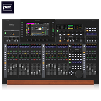 Console de mixage numérique stéréo complète Behringer WING-bk 48 canaux 28 bus, surface de contrôle à 24 faders, écran tactile 10 pouces, livraison mondiale