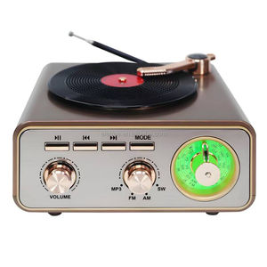 Altavoz Retro con Forma de Disco de Vinilo MD-1217BT MD-1317BT, Regalo de Audio Atómico, Radio Inalámbrica BT AM FM SW - Product Image 6