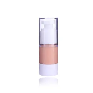 Vacuum Pump Liquid Foundation & Concealer ,2 In 1 Components With Private Logo Natural Make Up Lighting Foundation