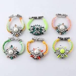 Laikhimei — <span class=keywords><strong>Bracelet</strong></span> en perles et pierres précieuses, bijoux, style Baroque, coloré, diamant, Vintage, en cristal, nouvelle mode, 2022, 2022 - Product Image 1