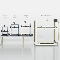 Imprimante 3D FDM ELEGOO OrangeStorm Giga Super Large Format, volume d'impression énorme, impression rapide, nivellement automatique du plateau, entièrement en métal