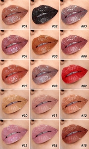 ลิปกลอสแต่งหน้าเม็ดสีแวววาวสูง ลิปกลอสเงาชิมเมอร์ ลิปกลอสโฮโลแกรมเพชร ลิปกลอสเงาสูง - Product Image 3