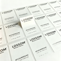 Etiquetas de Perfume Personalizadas Autoadhesivas |   Etiquetas de Perfume de PP Blanco Resistentes al Agua, al Aceite y a los Arañazos
