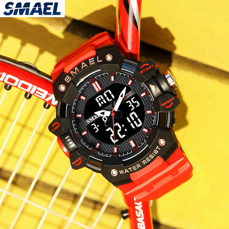 SMAEL 8080 Wholesale Silicone Strap Male Wrist Watch