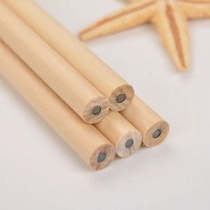 High Quality Wooden 7 Inches Hexagonal Log HB Wood Pencil <b>Sketch</b> Drawing Pencil for Students - Product Image 1