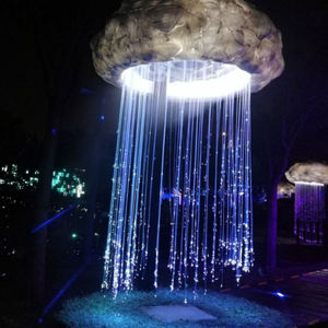 <span class=keywords><strong>Plateforme</strong></span> de podium de mannequins avec motif lumineux interactif en nuage, défilé de mode <span class=keywords><strong>Victoria</strong></span>'s Secret, rideau lumineux en fibre optique coloré - Product Image 4