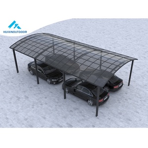 Mưa đá bằng chứng đổ rửa xe Container vận chuyển kim loại nhà để xe, tán & carports mái lều trên vỏ cứng nhôm 10 năm 2mm - Product Image 1