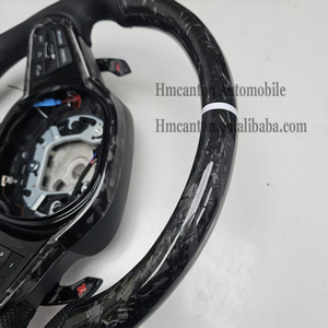 Volante Deportivo de Fibra de Carbono Forjado y Cuero Perforado para BMW Serie G, M3 G20 G30 G80 M4 G82 M5 CS - Product Image 5