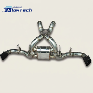 Échappement arrière haute performance en acier inoxydable pour McLaren 540/540C/570S/570GT 3.8 avec système de silencieux à soupapes - Product Image 6