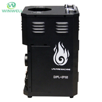 Machine à flammes écologique 30W étanche avec glace carbonique, hauteur de flamme 3m pour effets de scène, concerts, clubs et événements en extérieur