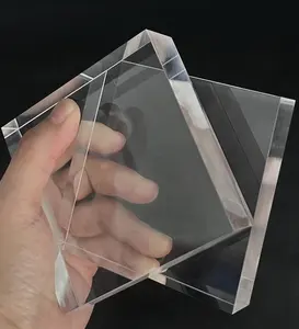 Diamond Polished Framing Clear Acrylic Shadowbox Lid Museum Grade Shadow Box Frame for 3D Art Painting & Photo Display