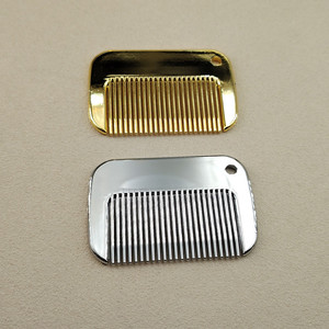 Nhà máy tùy chỉnh mô hình logo, xách tay mini Vanity gấp gương và lược - Product Image 3