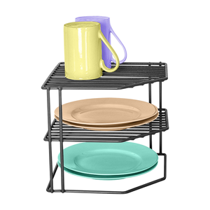 Estante de Almacenamiento de Malla Multifuncional de 3 Niveles, Resistente, para Esquina de Cocina - Product Image 4