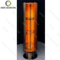 Vitrine rotative pour parfums de qualité commerciale, support en acrylique à 360 degrés avec verre anti-UV verrouillable