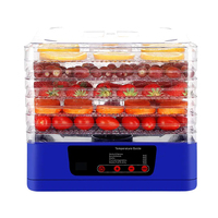 5 Laag Droger Groente En Fruit Droogmiddel Huishoudelijke Elektrische Uitdroging Elektrische Gedroogde Machine Diy Voedsel Droger