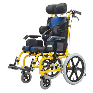 Carrozzina sportiva manuale leggera con sistema di frenatura nocche per bambini dai sette ai quattordici anni - Product Image 4