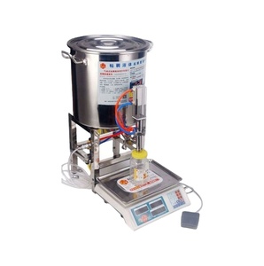 Semi-automatic Pneumatic Jam Paste Glue Viscous Honey Ketchup Filler Peanut Butter Paste Weighing Filling Machine - Product Image 3
