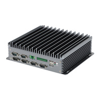 Mini PC industriel sans ventilateur Intel Core i5-8250U 32 Go de RAM SSD Windows 11 6 ports COM GPIO double VGA ordinateur de bureau robuste en aluminium
