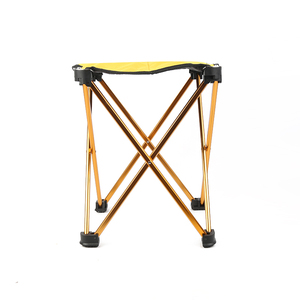 Vente directe usine – Tabouret carré pliable portable en alliage d'aluminium et tissu Oxford, capacité 80 kg, idéal pour le camping et les parcs - Product Image 2