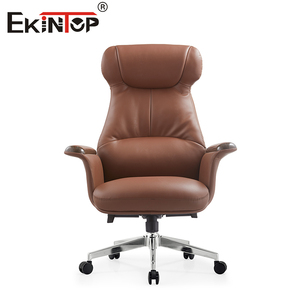 <span class=keywords><strong>Sedia</strong></span> da <span class=keywords><strong>Ufficio</strong></span> <span class=keywords><strong>Presidenziale</strong></span> Ekintop di Lusso con Schienale Alto, Poltrona Direzionale in Pelle per Sala Riunioni - Product Image 2