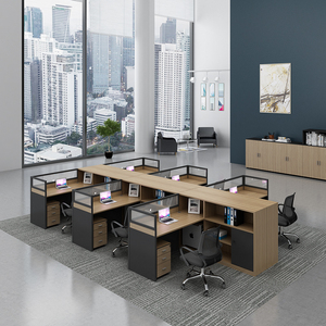 Mobília do escritório com cubículo Mesa executiva do computador Workstation e pessoal Tabela e cadeira ajustadas - Product Image 3