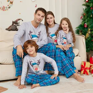 Рождественская Пижама для семьи оленей