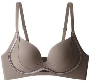 Sexy traforato <span class=keywords><strong>doppio</strong></span> sollevamento <span class=keywords><strong>Push</strong></span>-<span class=keywords><strong>up</strong></span> intimo minimalista tinta unita bellissimo <span class=keywords><strong>reggiseno</strong></span> da donna senza traccia posteriore - Product Image 5