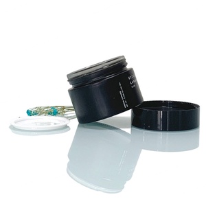Pot en verre noir mat personnalisé avec logo, 5 ml, 10 ml, 15 ml, 20 ml, 25 ml, 30 ml, 50 ml, 60 ml, 100 ml, pour crème, emballage cosmétique - Product Image 4