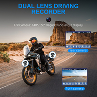 Autommi 7 "étanche moto affichage CarPlay Android Auto GPS écran de navigation pour moto avec DVR et moniteur de pneus
