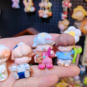 Muñecas de PVC personalizables Dimoo Dreamland Beyond Cute DIY - Agujeros perforados para llaveros y correas de teléfono, juguetes de maternidad de moda - Product Image 4