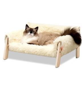 Haustier Sofa für Innen katzen Haustier möbel Erhöhte Katzen betten Katzen couch bett mit abnehmbarem Matratzen bezug - Product Image 1