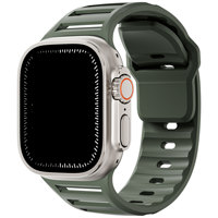 Correa de Reloj de Silicona Suave Ultra Ancha con Diseño de Orificios Transpirables y Coloridos para Apple Watch Series 10 8 9 Ultra 2