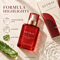 Tonique Visage à l'Acide Hypochloreux, Aloe Vera, Glycérine, Apaisant, Hydratant, Léger, en Spray, Formule Personnalisée, Marque Privée, OEM, ODM