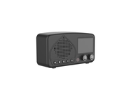 Radio numérique de style rétro avec fonction FM, batterie rechargeable, haut-parleur intelligent pour usage domestique