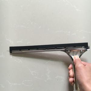 Qingle vente chaude acier inoxydable industrie commerciale métal fenêtre raclette avec lame en caoutchouc silicone <span class=keywords><strong>lGlass</strong></span> nettoyage essuie-glace - Product Image 5