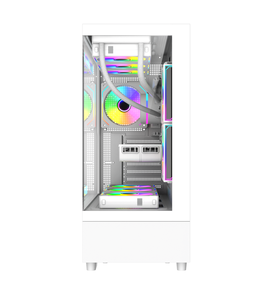 Fábrica Venta caliente Panel de vidrio Torre completa Pc Case Gaming Pc Gabinete Gaming <span class=keywords><strong>Computer</strong></span> Case <span class=keywords><strong>Desktop</strong></span> ATX MATX Carcasa para PC - Product Image 3