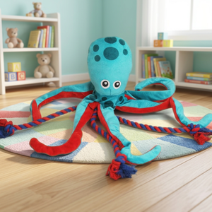 Jouets à mâcher en coton souple et durable écologique Style dessin animé moderne fait maison pour les petits chiots Emballage en carton - Product Image 2