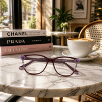 Montures de lunettes optiques de vue œil-de-chat en acétate à monture complète pour femmes – Lunettes de créateur de haute qualité