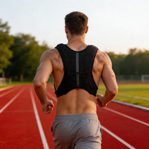 Chaleco con Peso Ajustable de Neopreno con Tiras Reflectantes, Chaleco de Entrenamiento de Fitness con Hierro - Product Image 1