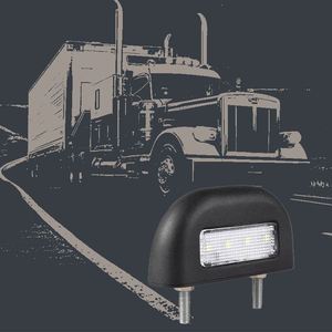 Gran oferta, luces Led rojas de advertencia para matrícula, 12V, 24V, luz de carrera para matrícula, alarma de seguridad de tráfico - Product Image 5